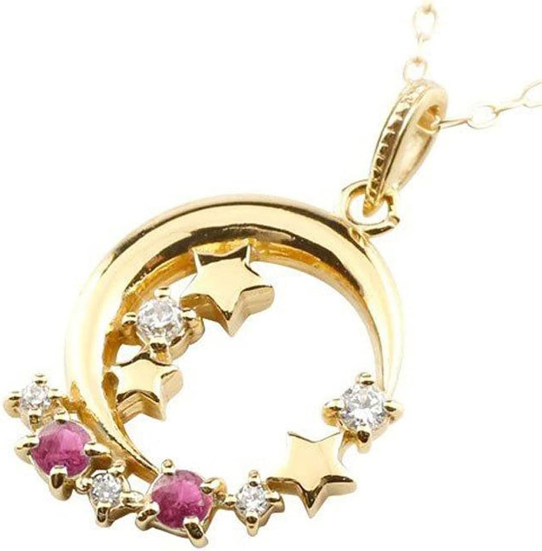 Amazon | [アトラス] Atrus ゴールド ネックレス トップ ダイヤモンド